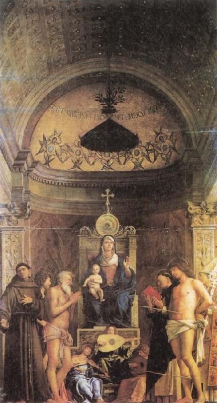 Gentile Bellini Sacra Conversazione oil painting image